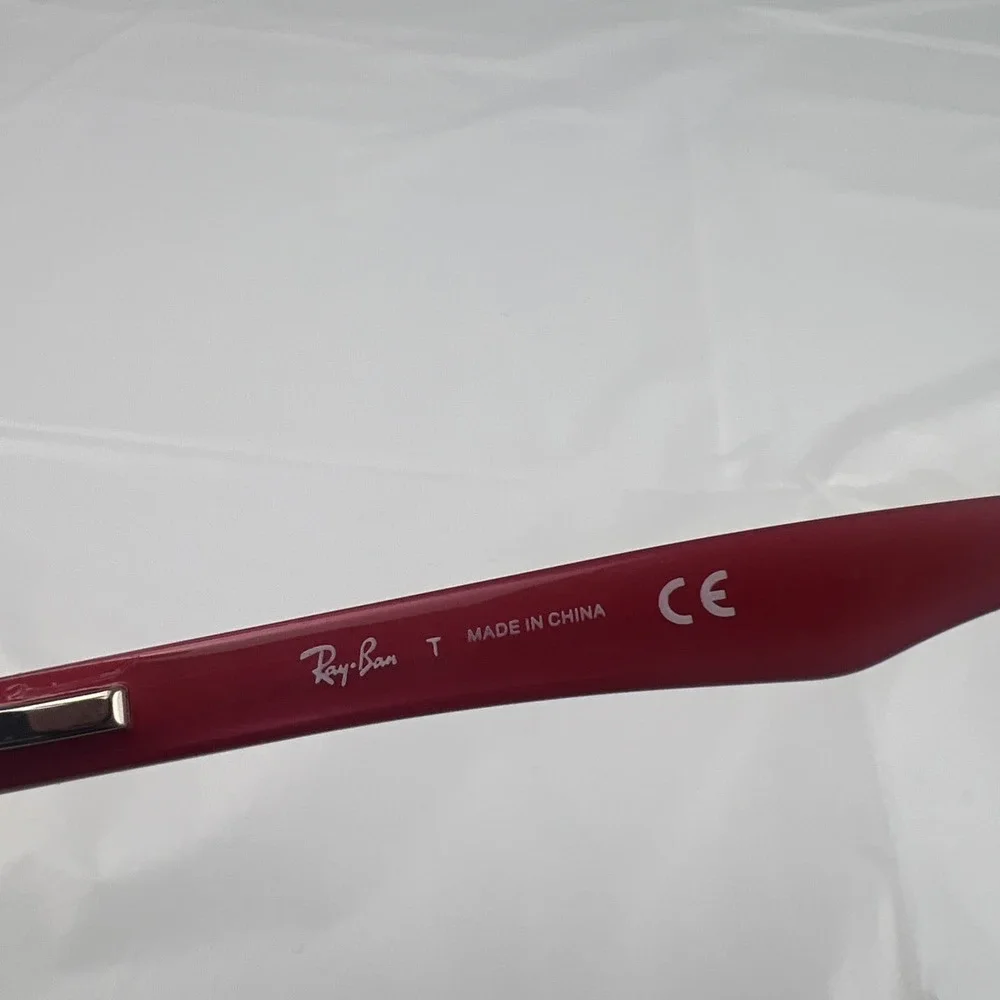 RAY BAN Kids RB1531 3592 Burgundy Eyeglasses 48-16-130 - Flex Frames Only
